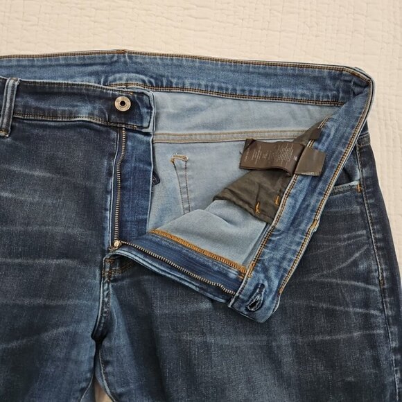 G-Star Raw Jeans 3301 Deconstructed Men's 42x36 Dark Wash Jeans Streetwear - Picture 11 of 15